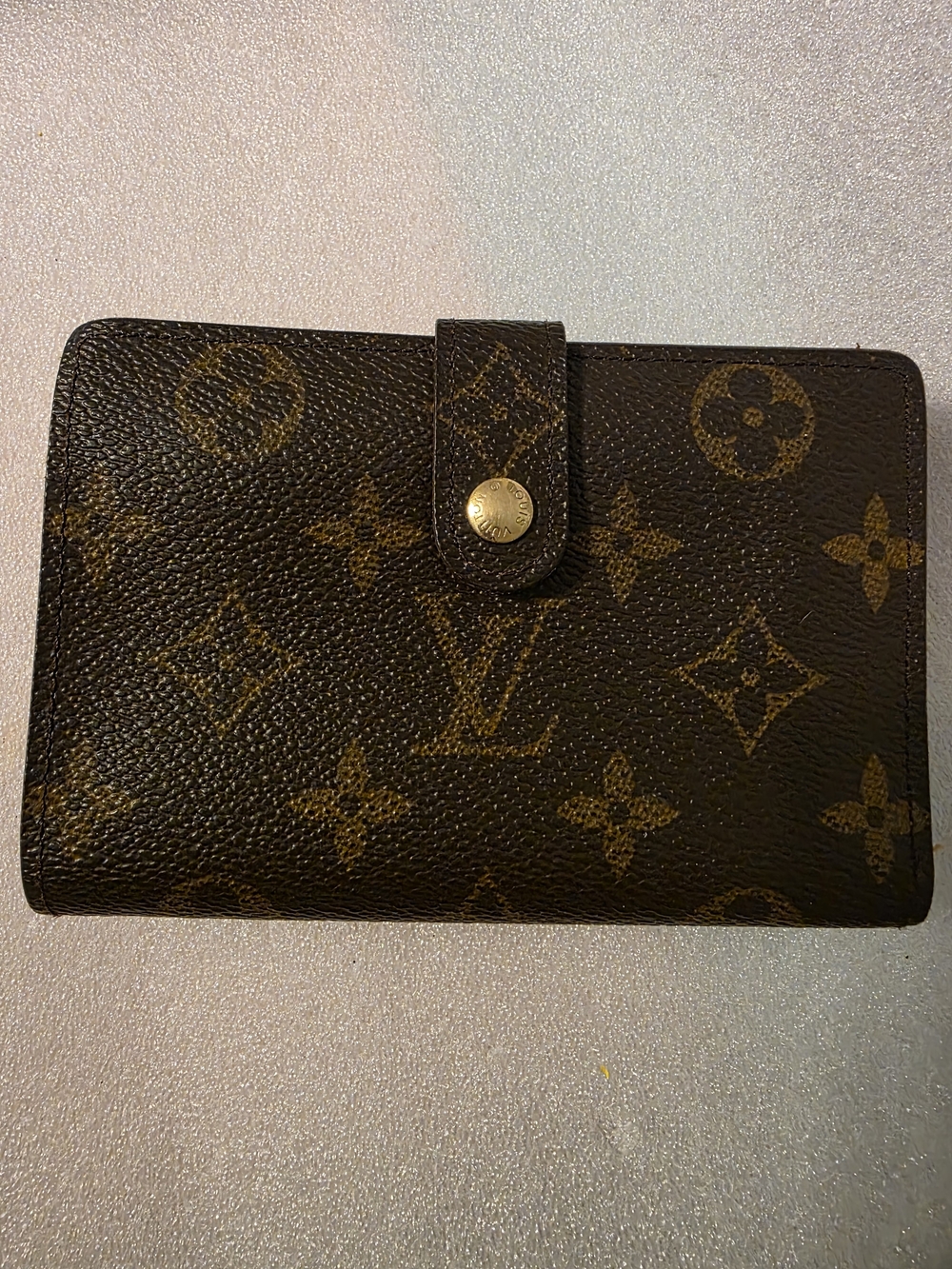 Louis Vuitton Monogram French Purse Wallet.